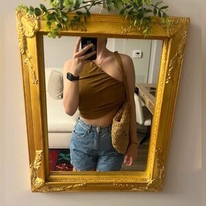 Glitter One Shoulder Top